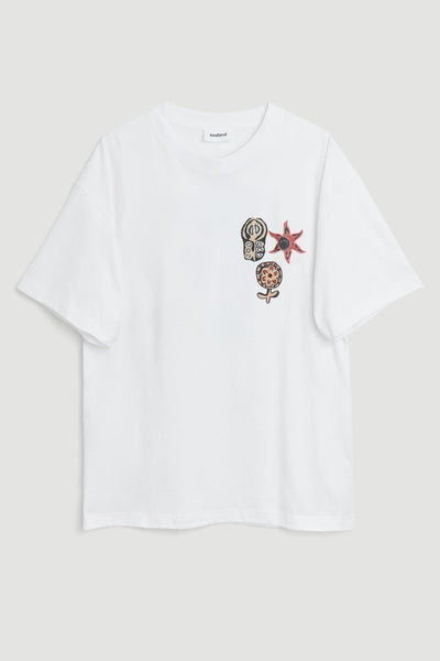 Soulland Kai T-shirt Wizard White - KYOTO - Soulland
