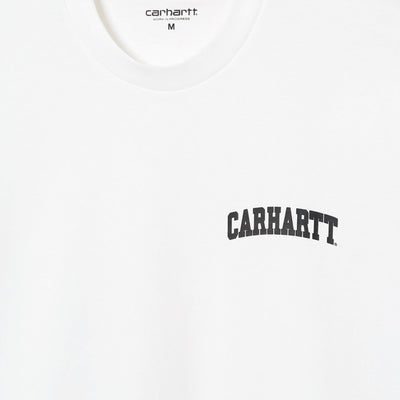 S/S University Script T-Shirt - WHITE/BLACK - KYOTO - Carhartt WIP