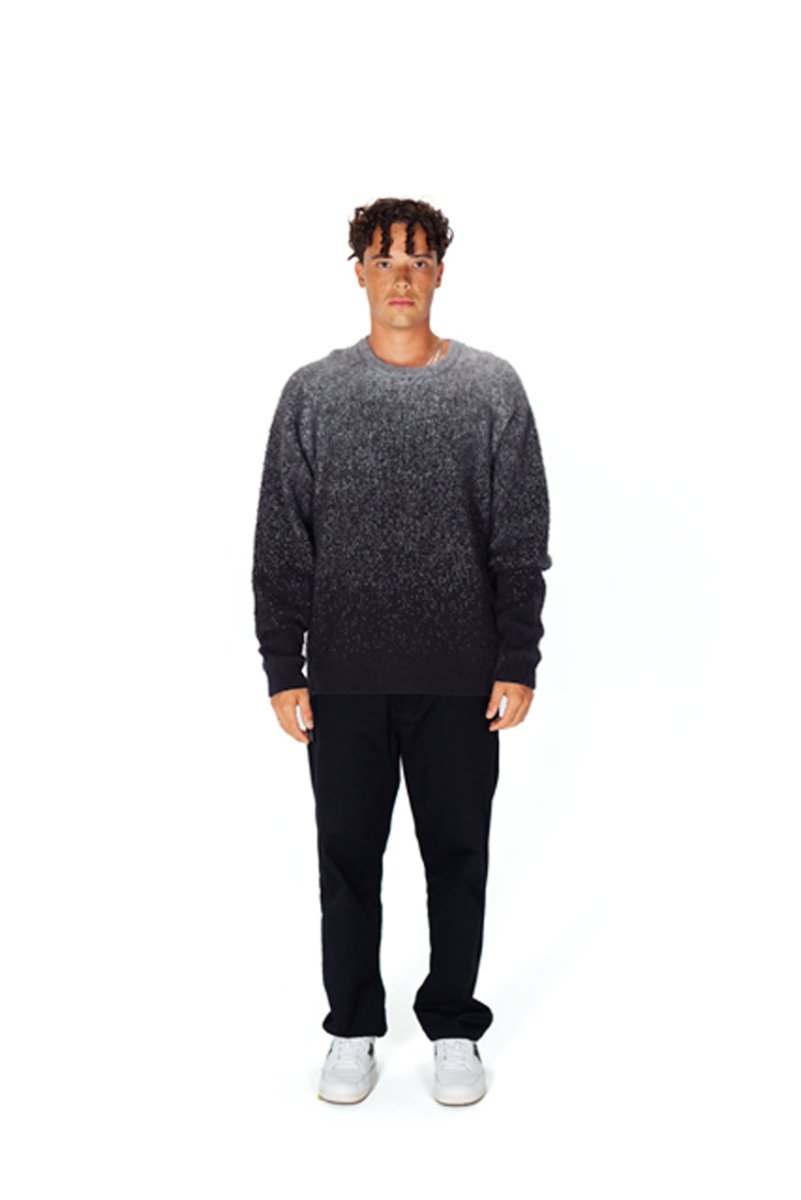 Taikan Gradient Knit Sweater-Black - KYOTO - Taikan