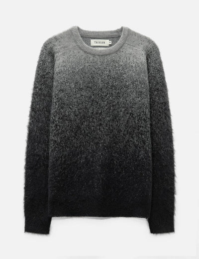 Taikan Gradient Knit Sweater-Black - KYOTO - Taikan