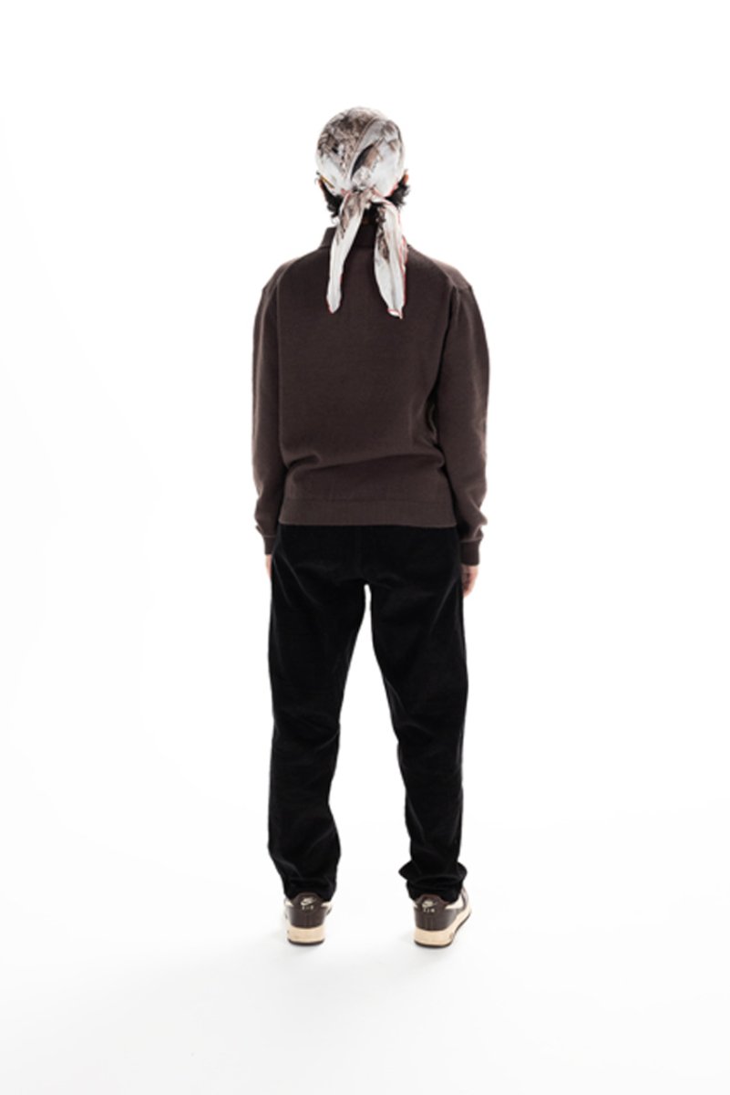 Taikan Marle L/S Polo Sweater-Brown - KYOTO - Taikan