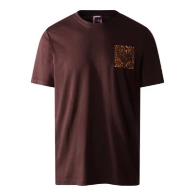 The North face S/S Fine tee COAL brown - KYOTO - The North Face