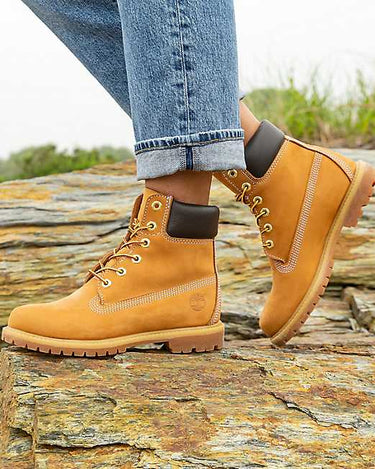 Timberland 6in Premium Boot Wheat -Yellow W women - KYOTO - Timberland