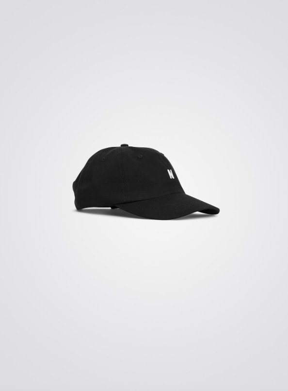 Twill Sports Cap Black - KYOTO - Norse Projects