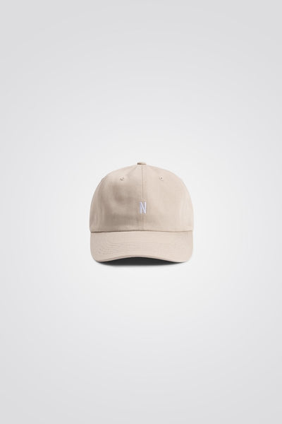 Twill Sports Cap Marble White - KYOTO - Norse Projects