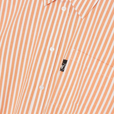 Wood Wood Day Striped Shirt Tangerine - KYOTO - Wood Wood
