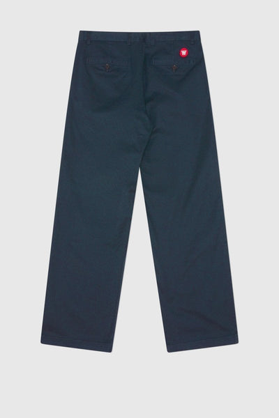 Wood Wood Silas classic trousers Navy - KYOTO - Wood Wood